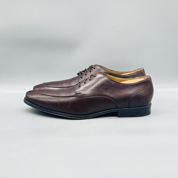 Cole Haan Shoes Mens 10 Brown Leather Derby Oxford Dress Square Toe Classic main image 8